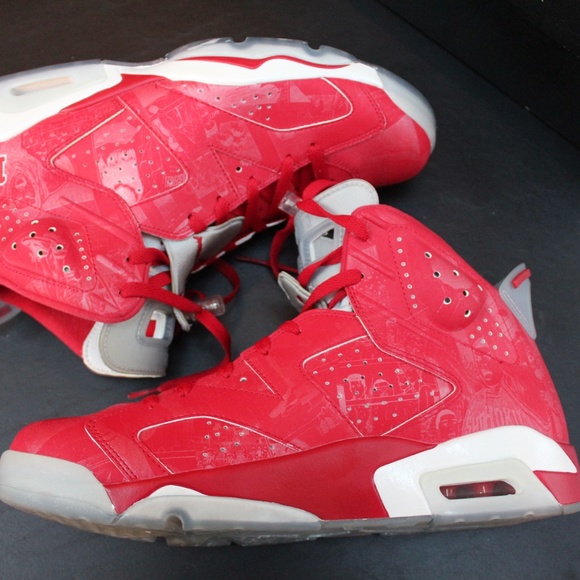 Jordan 6 Retro Slam Dunk 2014 717302-600 - Picture 4 of 9